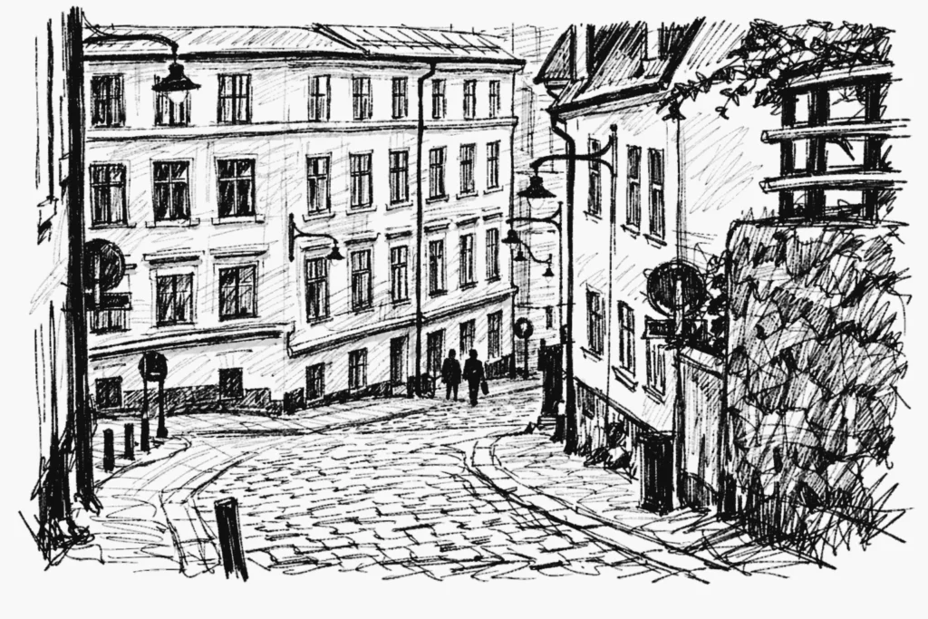 Bastugatan på Södermalm i Stockholm där Johan Wretman tar emot för psykologsamtal